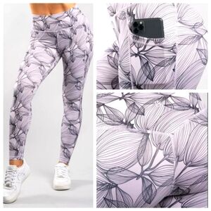 BuffBunny Collection Limitless citrus lilac leggings